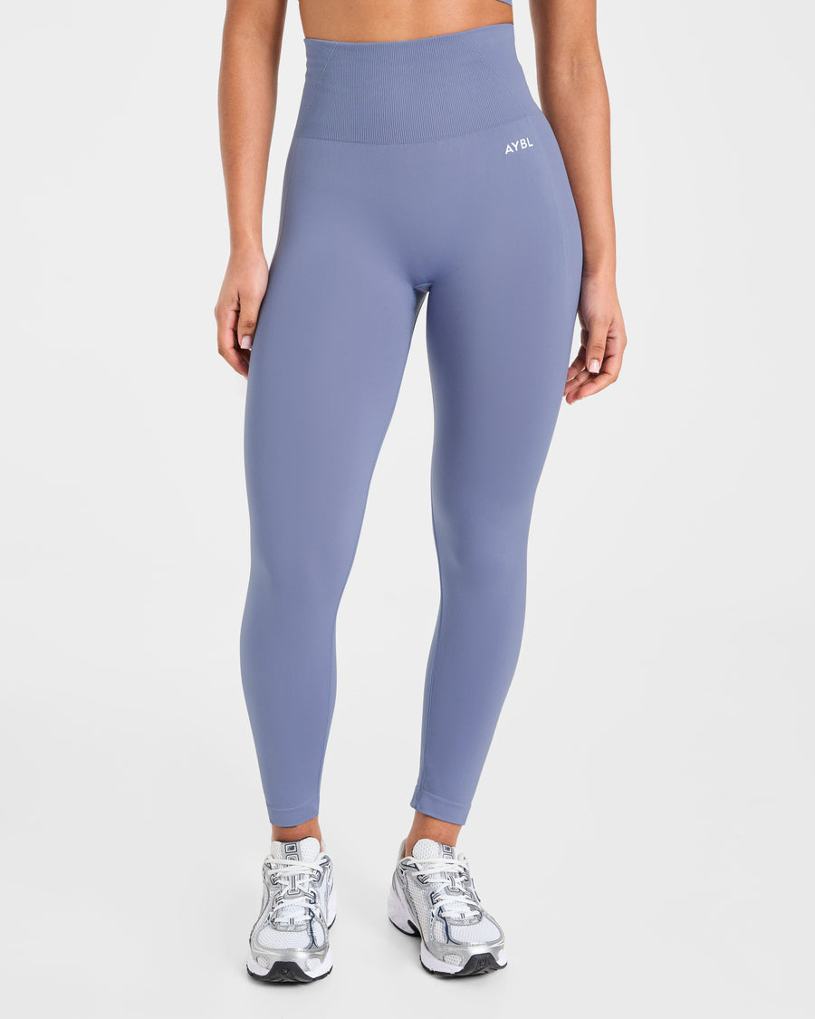 Empower Seamless Leggings - Slate Bleu