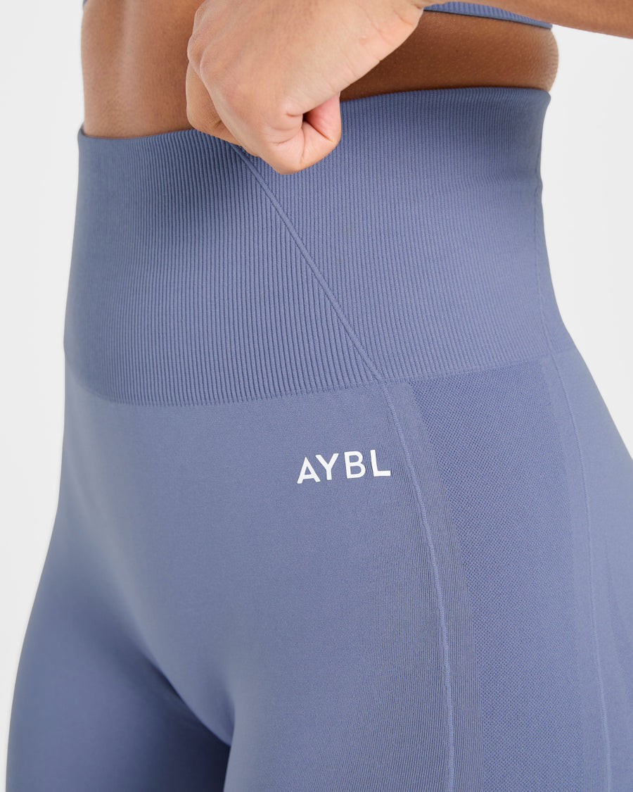 Empower Seamless Leggings - Slate Bleu