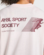 Sport Society Oversized T Shirt - Rose