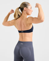 Essential Bandeau Sports Bra - Navy