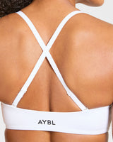 Essential Bandeau Sports Bra - Blanc