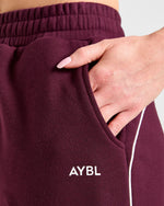 Form Straight Leg Joggers - Deep Mulberry