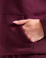 Form Hoodie - Deep Mulberry
