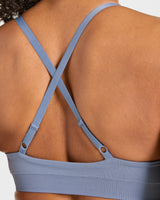 Enhance Seamless Sports Bra - Slate Bleu