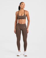 Enhance Seamless Sports Bra - Marron