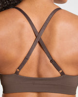 Enhance Seamless Sports Bra - Marron