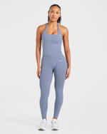 Enhance Seamless Leggings - Slate Bleu