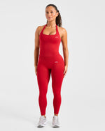 Enhance Seamless Leggings - Rouge