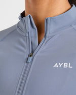 Enhance Seamless Jacket - Slate Bleu