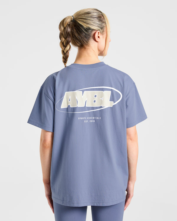 Sports Essentials Oversized T Shirt - Slate Bleu