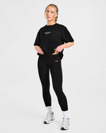 Sports Collective Oversized T Shirt - Noir