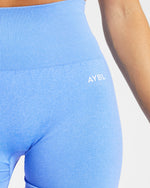 Empower Seamless Shorts - Spring Bleu Marl