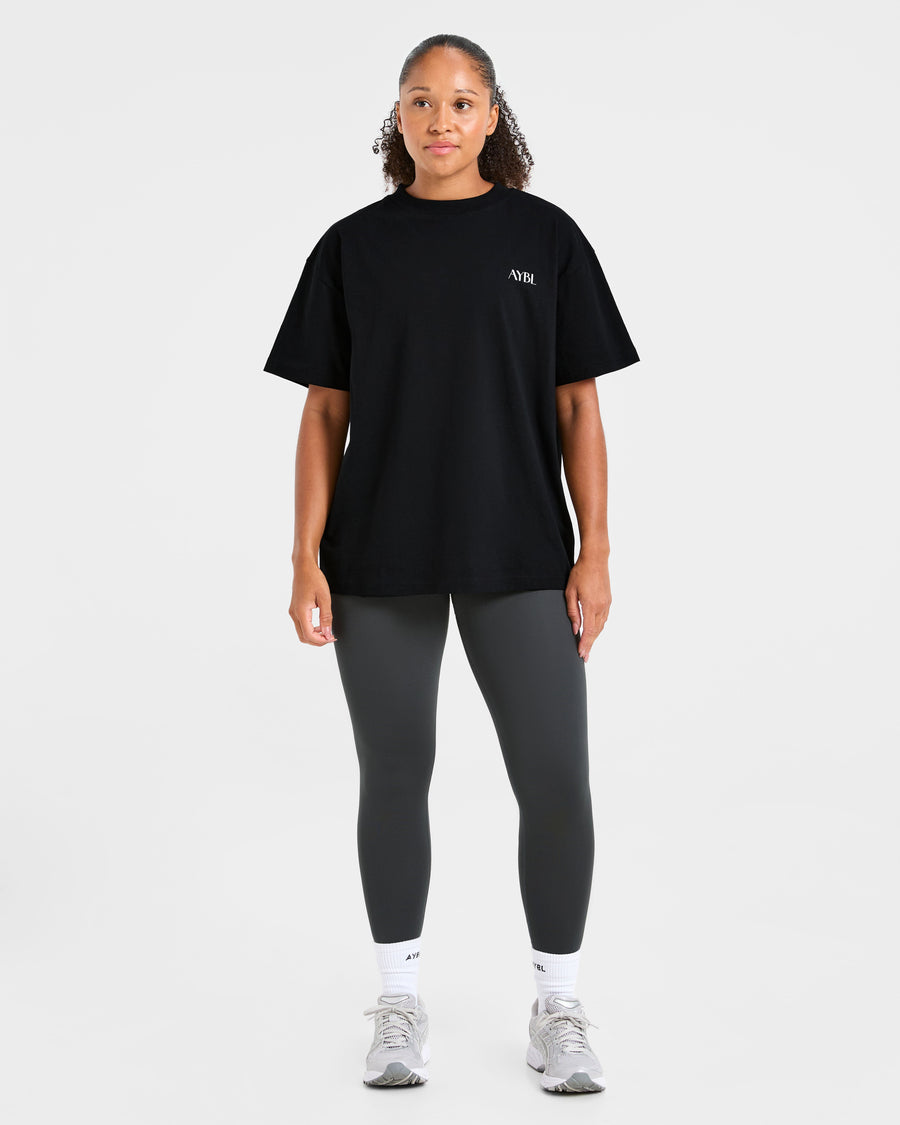 AYBL Wellness Oversized T Shirt - Noir