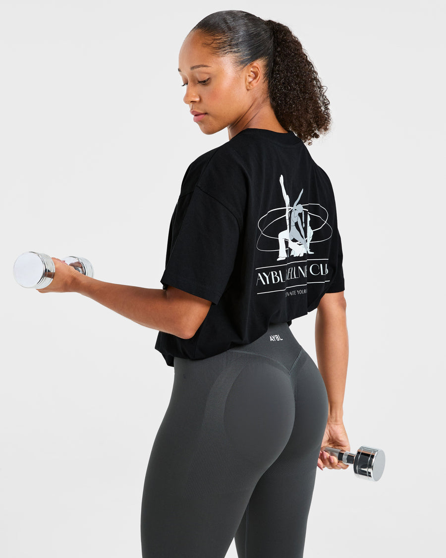 AYBL Wellness Oversized T Shirt - Noir