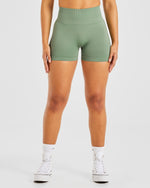 Power Seamless Shorts - Olive