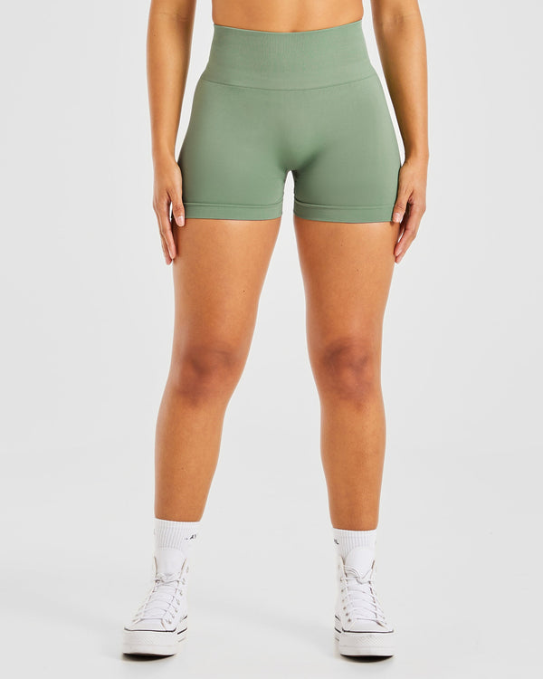 Power Seamless Shorts - Olive