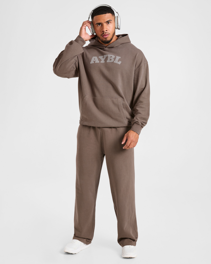 Elite Straight Leg Joggers - Umber Marron