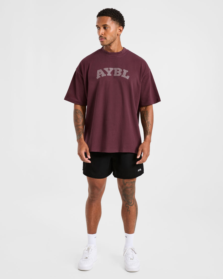 Elite Oversized T Shirt- Dusty Plum
