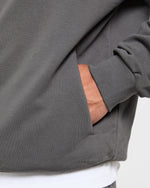 Craft Oversized Zip Up Hoodie - Charcoal
