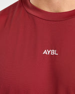 Attain Seamless Vest - Maroon Rouge