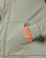 Essential Lightweight Zip Up Hoodie - Washed Sage