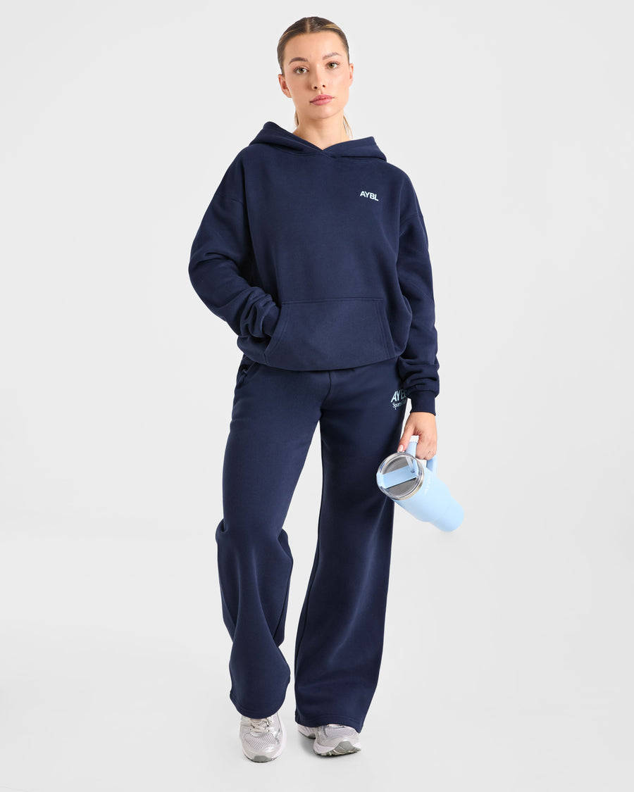 AYBL Sports Club Oversized Hoodie - Navy/Bleu