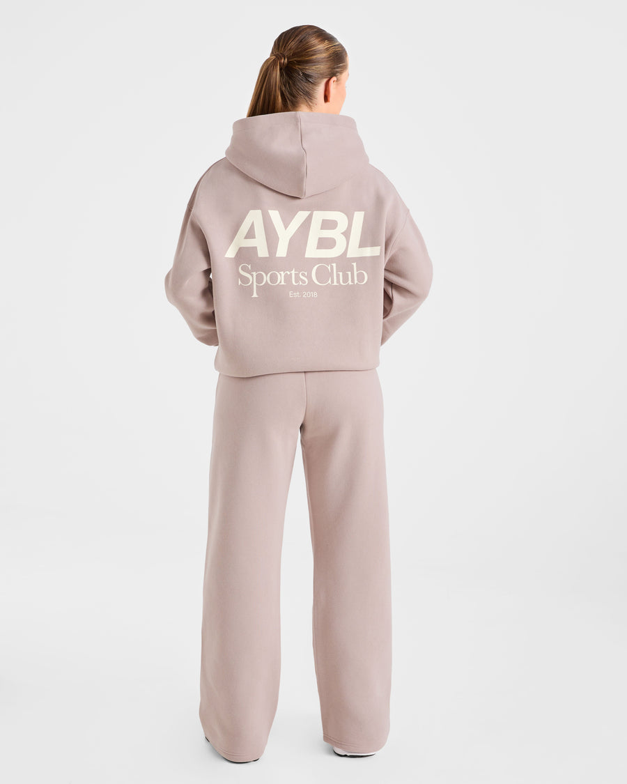 AYBL Sports Club Oversized Hoodie - Mink Rose