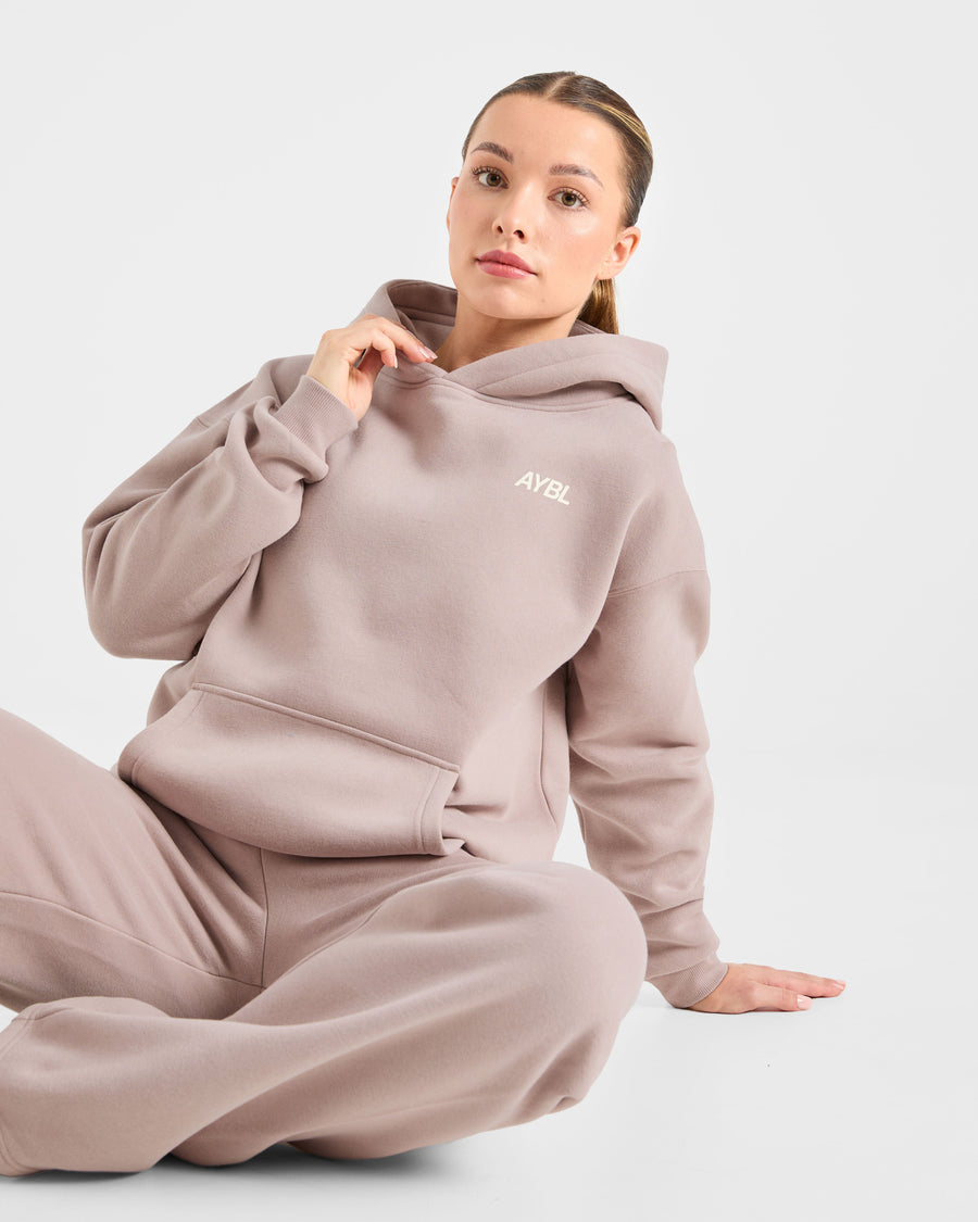 AYBL Sports Club Oversized Hoodie - Mink Rose