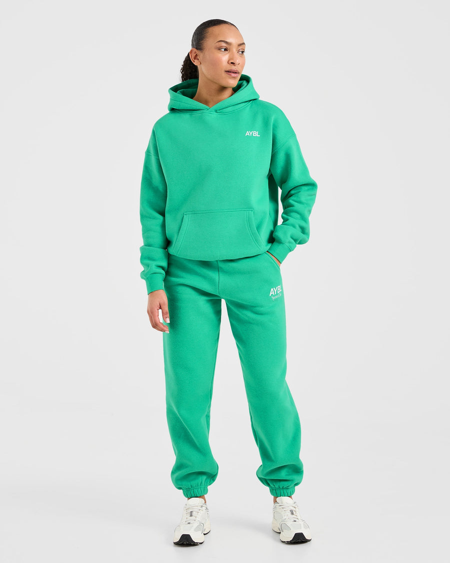 AYBL Sports Club Oversized Joggers - Racing Vert