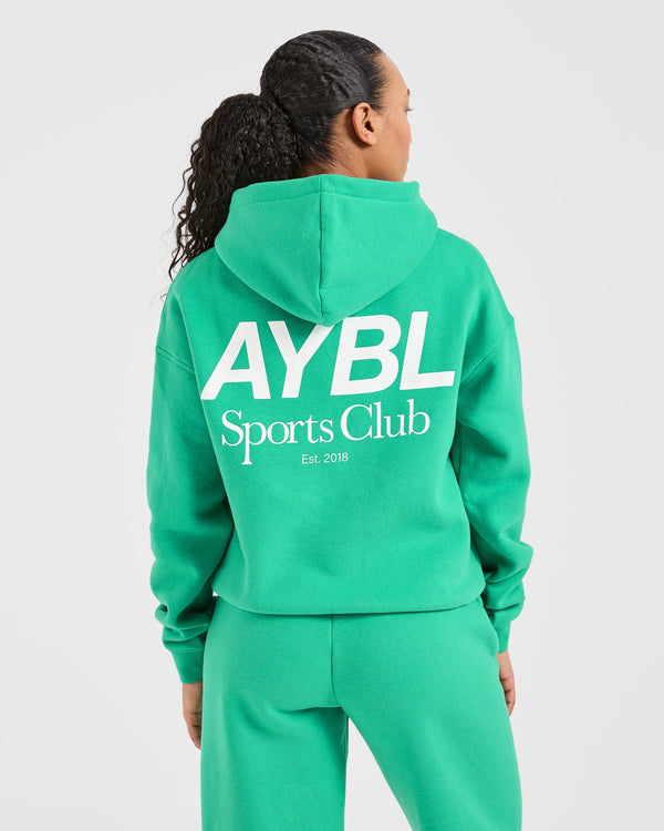 AYBL Sports Club Oversized Hoodie - Racing Vert