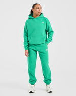 AYBL Sports Club Oversized Hoodie - Racing Vert