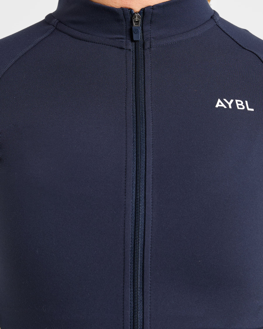 Form Zip Up Jacket - Muted Navy