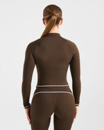 Form Zip Up Jacket - Coffee Bean
