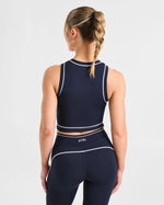 Form Tank Top - Muted Navy