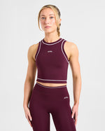 Form Tank Top - Deep Mulberry