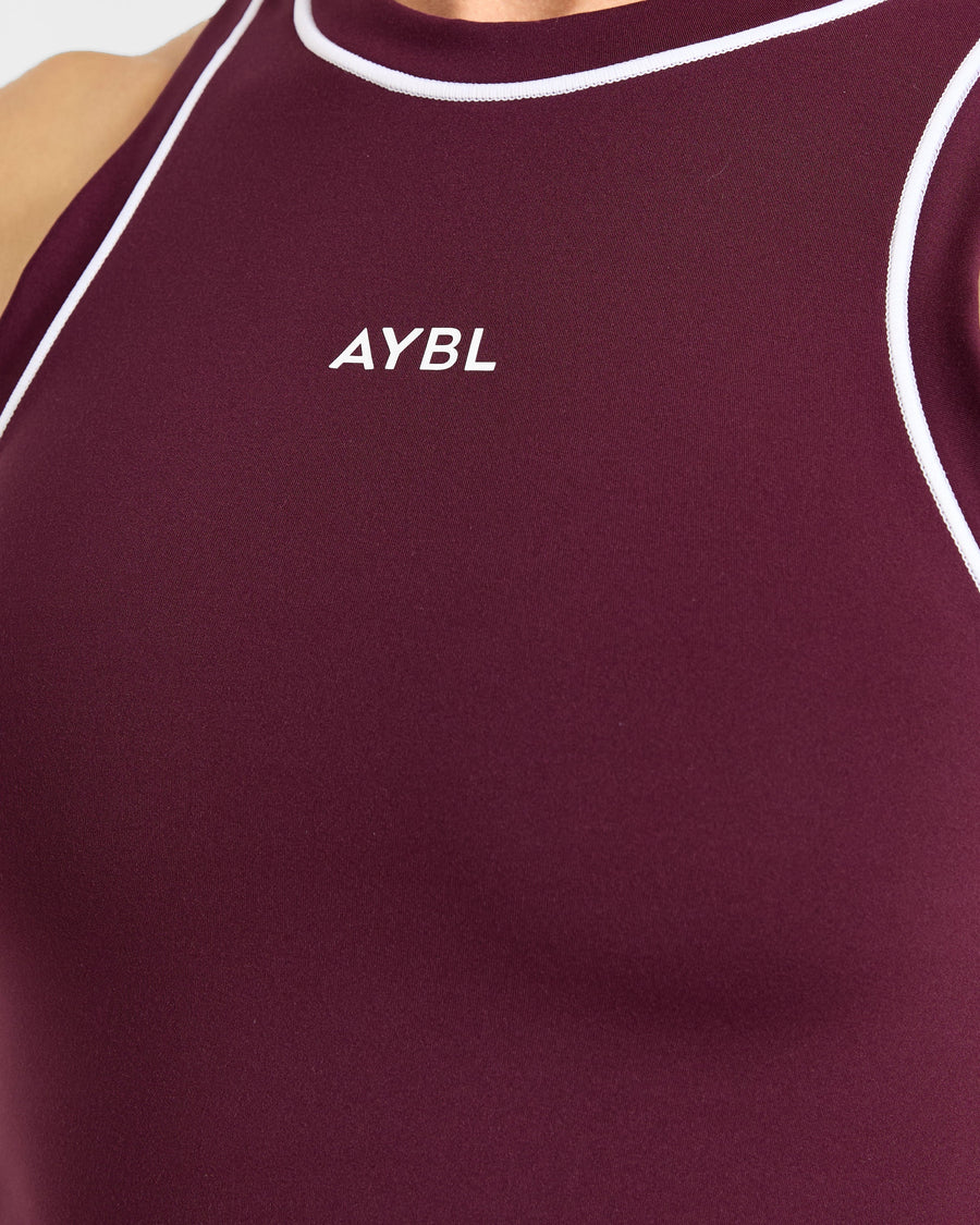 Form Tank Top - Deep Mulberry