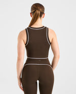 Form Tank Top - Coffee Bean