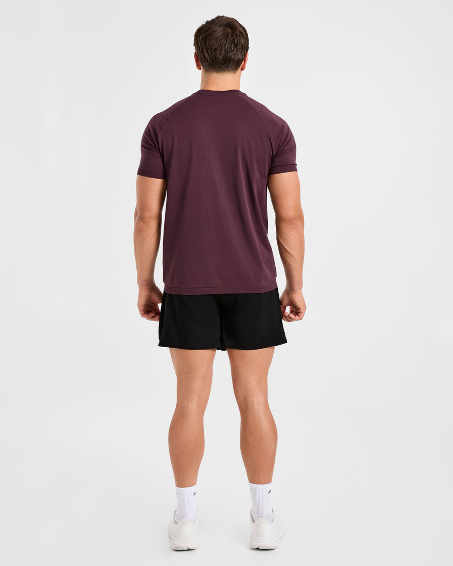 Ascend Seamless T Shirt - Deep Plum