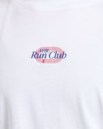 Run Club Oversized T Shirt - Blanc