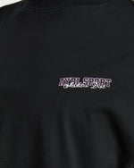 Varsity Dept. Oversized T Shirt - Noir/Lilac