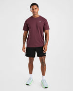 Essential T Shirt - Dark Plum