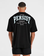 Cam Kissel x Persist Oversized T Shirt - Noir
