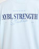AYBL Strength Studio Oversized T Shirt - Bleu