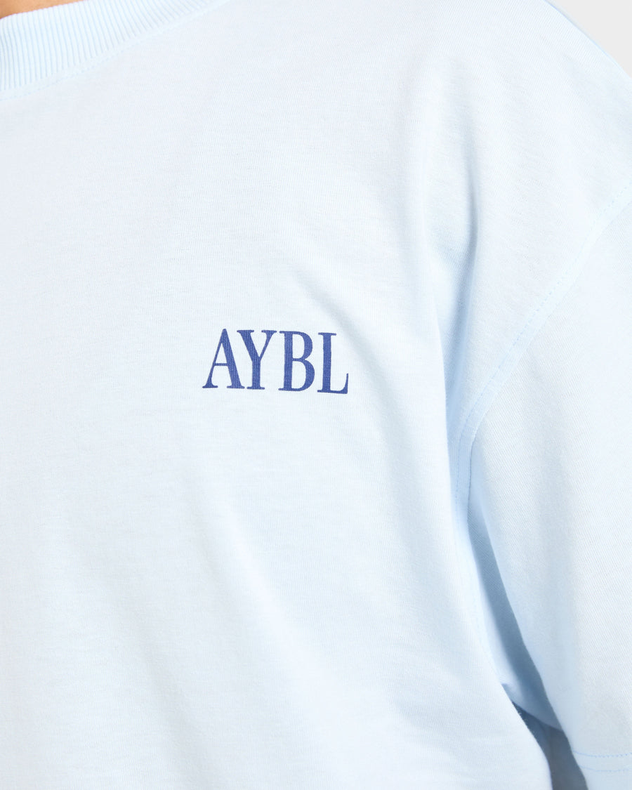 AYBL Strength Studio Oversized T Shirt - Bleu