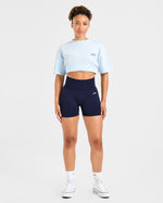 AYBL Strength Studio Oversized T Shirt - Bleu