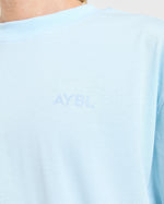 Lift Graphic Oversized T Shirt - Baby Bleu