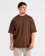 Craft Oversized T Shirt - Marron