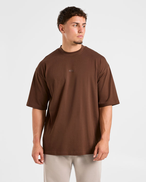 Craft Oversized T Shirt - Marron