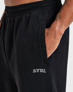 Elite Straight Leg Joggers - Noir/Charcoal
