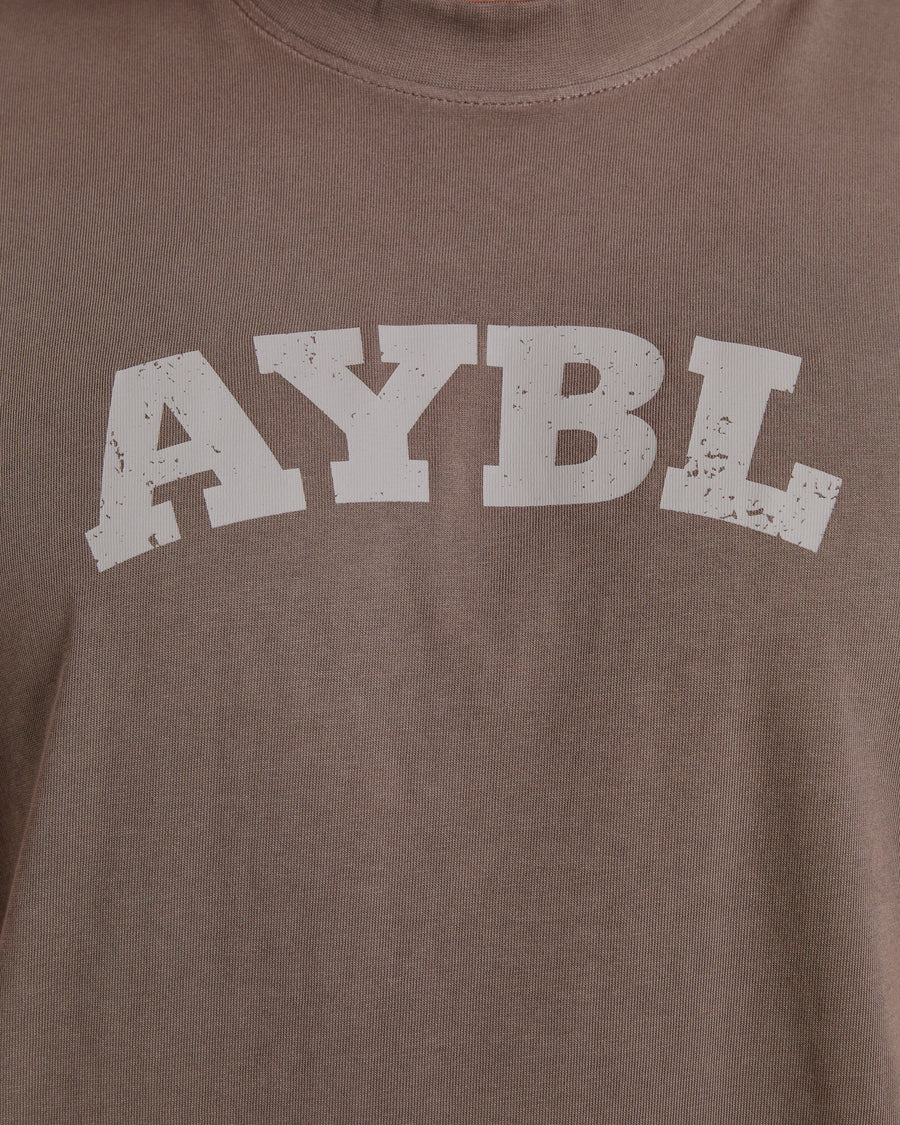 Elite Oversized T Shirt- Umber Marron